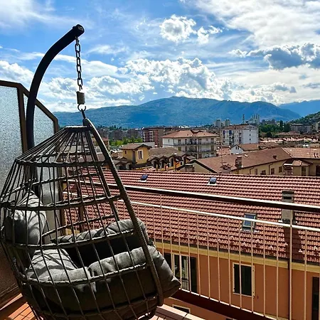 In The Center With Panoramic View Over The And Verbania